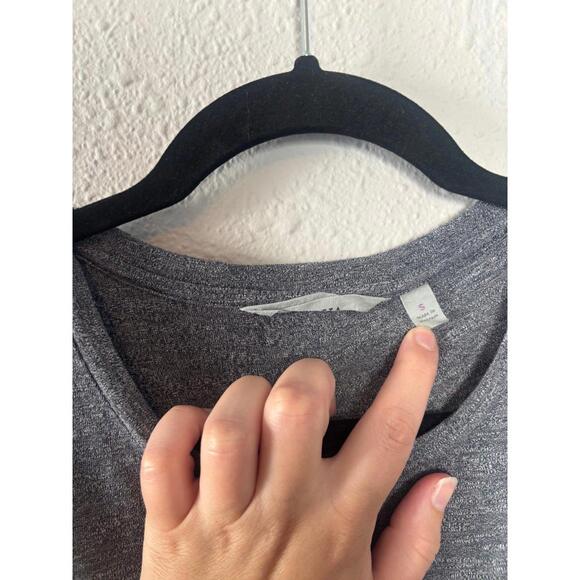 Athleta cotton grey twist open back tank size S - Picture 2 of 4